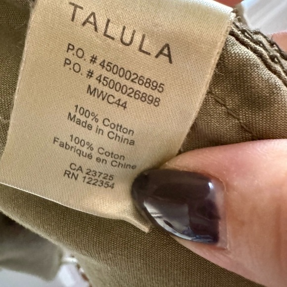 ARITZIA TALULA trooper army green zip up hooded jacket (XS) - Picture 6 of 6